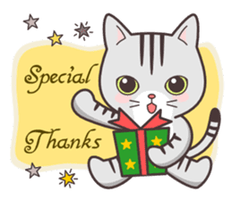 cute cat small snow(Frozen conversation) sticker #4625497