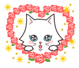cute cat small snow(Frozen conversation) sticker #4625499