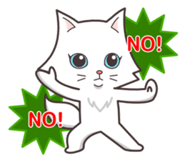 cute cat small snow(Frozen conversation) sticker #4625500