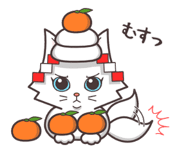 cute cat small snow(Frozen conversation) sticker #4625510