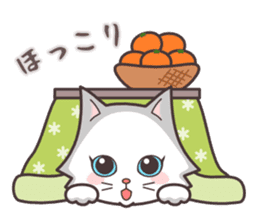 cute cat small snow(Frozen conversation) sticker #4625511