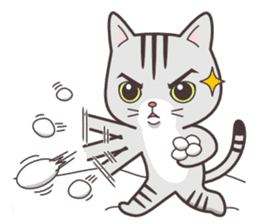 cute cat small snow(Frozen conversation) sticker #4625514