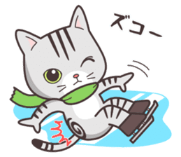 cute cat small snow(Frozen conversation) sticker #4625517