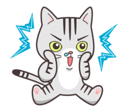cute cat small snow(Frozen conversation) sticker #4625518