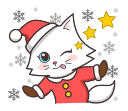 cute cat small snow(Frozen conversation) sticker #4625520