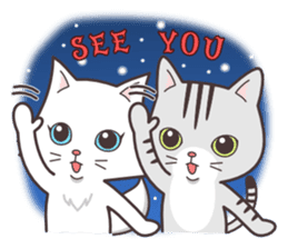 cute cat small snow(Frozen conversation) sticker #4625527