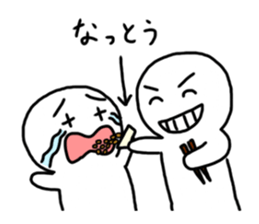 Mochizou and Ringo-Sensei sticker #4625873