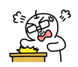 Mochizou and Ringo-Sensei sticker #4625879