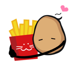 Idling Potato sticker #4625928