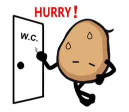 Idling Potato sticker #4625933