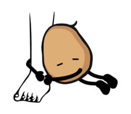 Idling Potato sticker #4625935
