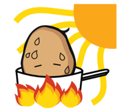 Idling Potato sticker #4625937
