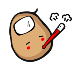 Idling Potato sticker #4625939