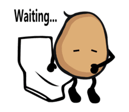 Idling Potato sticker #4625940