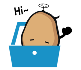 Idling Potato sticker #4625945