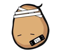 Idling Potato sticker #4625949