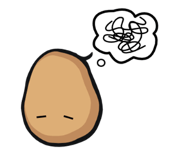 Idling Potato sticker #4625951