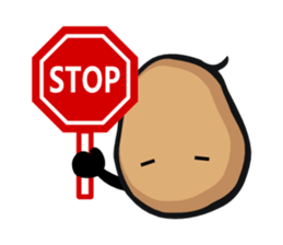 Idling Potato sticker #4625952