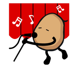 Idling Potato sticker #4625955