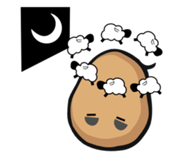 Idling Potato sticker #4625956