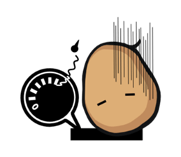 Idling Potato sticker #4625958