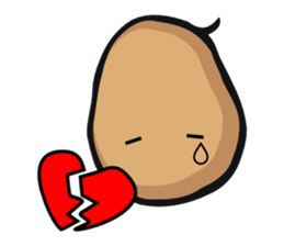 Idling Potato sticker #4625959