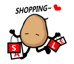 Idling Potato sticker #4625963