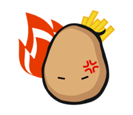 Idling Potato sticker #4625967