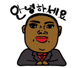 A teacher and students(Korean version) sticker #4627688