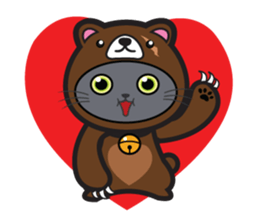 Kuma Korat cat sticker #4628087