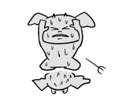 Fight of the devil boy sticker #4628531