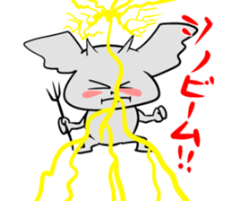 Fight of the devil boy sticker #4628544