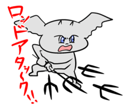 Fight of the devil boy sticker #4628545