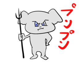 Fight of the devil boy sticker #4628549