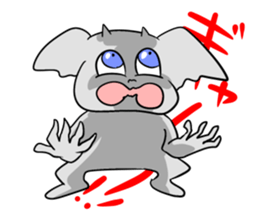 Fight of the devil boy sticker #4628551