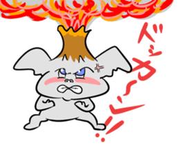 Fight of the devil boy sticker #4628552