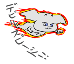 Fight of the devil boy sticker #4628560