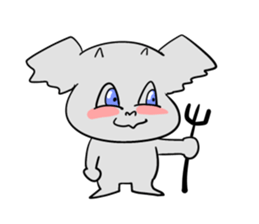 Fight of the devil boy sticker #4628566