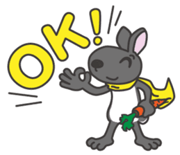 kurousa the rabbit sticker #4628692