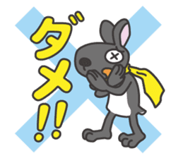 kurousa the rabbit sticker #4628693