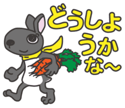 kurousa the rabbit sticker #4628695