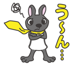 kurousa the rabbit sticker #4628697