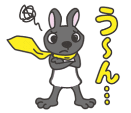 kurousa the rabbit sticker #4628697