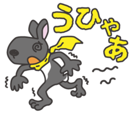 kurousa the rabbit sticker #4628702