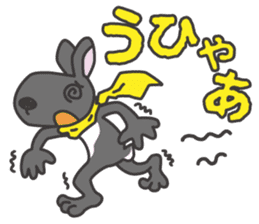 kurousa the rabbit sticker #4628702