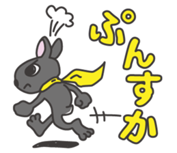 kurousa the rabbit sticker #4628716