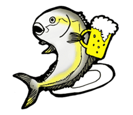 Fish love sticker #4630036