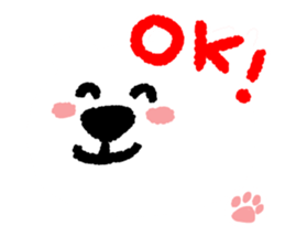 Something white! sticker #4630210