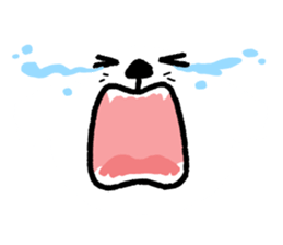 Something white! sticker #4630230