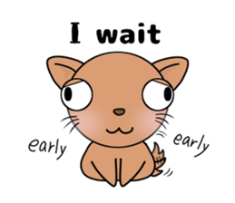 Animal sticker 40 English ver. sticker #4630372